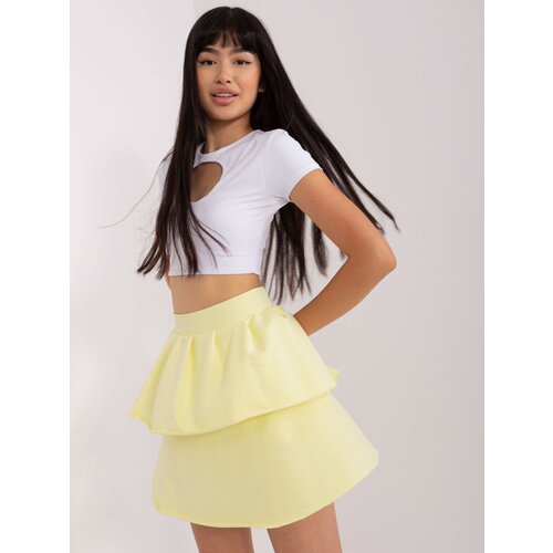 Lily Rose Skirt-EM-SD-HS-20-44.13-light yellow Slike