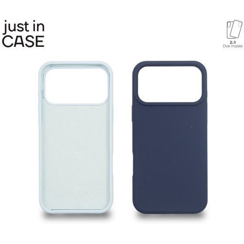 Just In Case 2u1 Extra case MIX PLUS paket maski za telefon za iPhone 17 Pro Max PLAVI ( MIXPL123BL ) Cene
