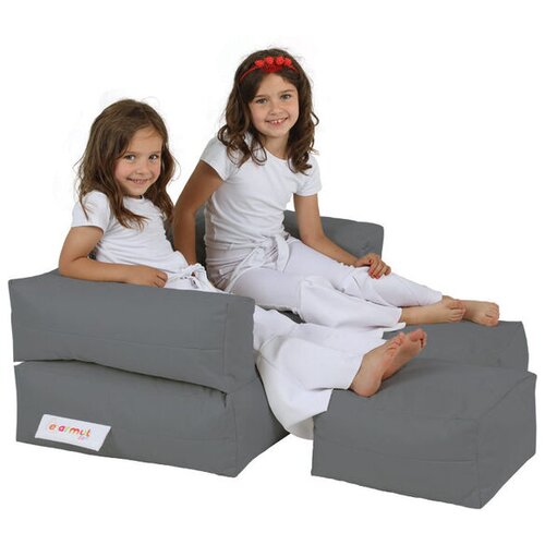 Atelier Del Sofa Siva otro&amp;scaron;ka sedežna garnitura s podstavki za noge 100 cm Nier &amp;ndash; Slike