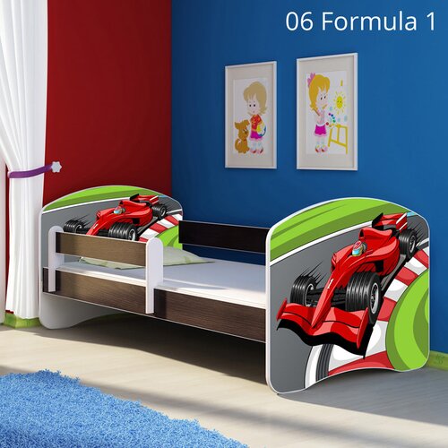  Dječji krevet ACMA s motivom, bočna wenge 180x80 cm 06 Formula 1 Cijene