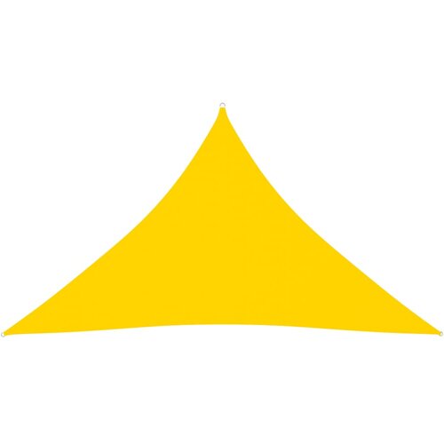 vidaXL Senčno jadro oksford blago trikotno 3,5x3,5x4,9 m rumeno, (20965623) Cene