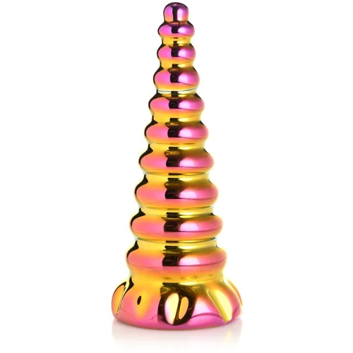 Creature Cocks XR Brands - Twilight Rainbow Glass Dildo