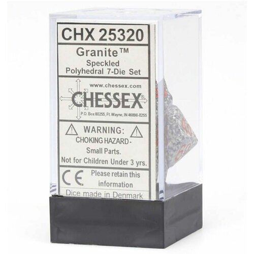 Chessex kockice - polyhedral - speckled - granite (7) Cene
