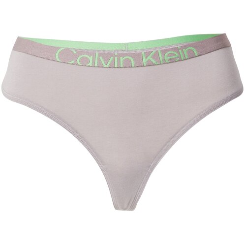 Calvin Klein Underwear Tanga gaćice siva / neonsko zelena Slike