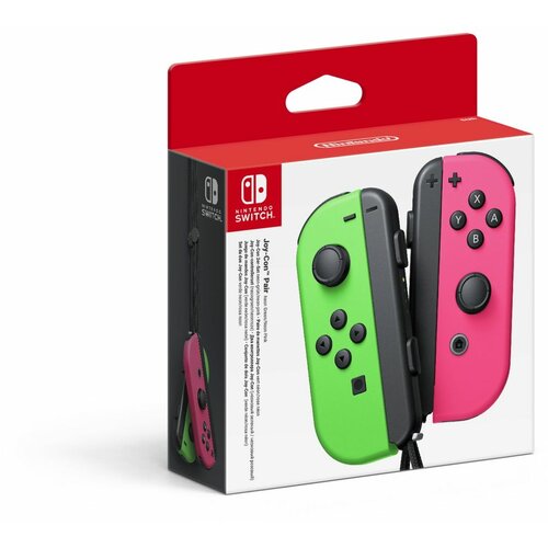 Nintendo Switch Joy-Con Pair Neon Green/Neon Pink gamepad Cene