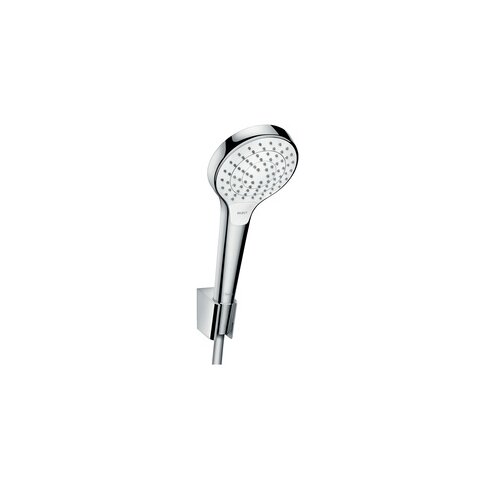 Hansgrohe Croma Select S 110 White/Chrome tuš set: ručni tuš sa 3 mlaza, Isiflex\'B 1250 crevo za tuš i držač 26421400 Cene