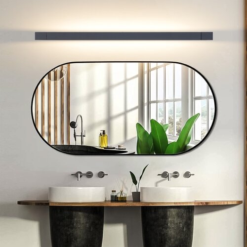  Brilagi-LED Kupatilsko osvetljenje za ogledalo AQUA LINE LED/24W/230V 90 cm IP44 crna Slike