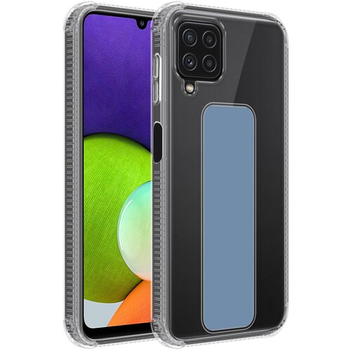Cadorabo Ohi&scaron;je, združljiv s Samsungom v svetlo modri barvi - za&scaron;čitni pokrov, narejen iz fleksibilnega silikona TPU z držalo in funkcijo stojala, (20596769) Cene
