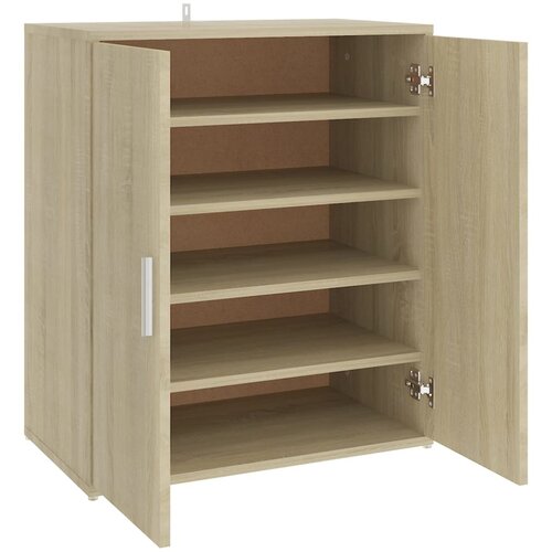 Maison Chic Omarica za obutev - Kopa za čevlje sonoma hrast 60x35x70 cm iverna plo&amp;scaron;ča, (21778206) Slike