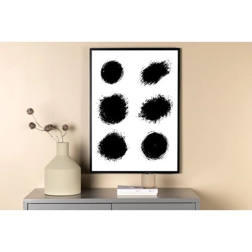 Venture Home poster Dots (art. 60049) 50 &amp;times; 70 cm, bijeli Slike