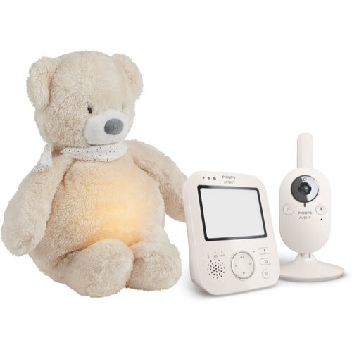 Philips Baby Monitor SCD891/26+NATTOUSleepy Bear Beige poklon set 0 m+(za bebe) Slike
