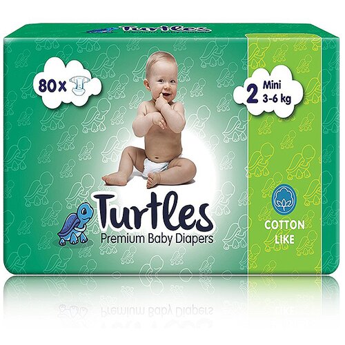 Turtles baby pelene za bebe mini 2 Cene