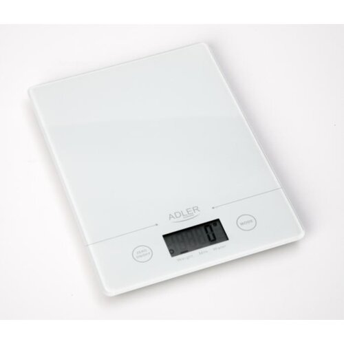 Adler AD 3138 w kitchen scale Electronic kitchen scale White Countertop Square Cijene