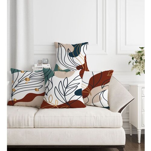 WALLXPERT ASR-plw4 - 1 multicolor cushion cover set (4 pieces) Cene
