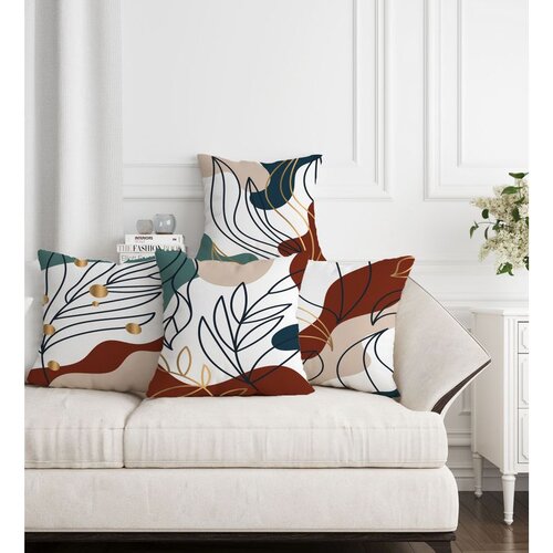 WALLXPERT Set ukrasnih jastučnica ASR-plw4-1, 43 x 43 cm, 4 komada, Višebojne Cene