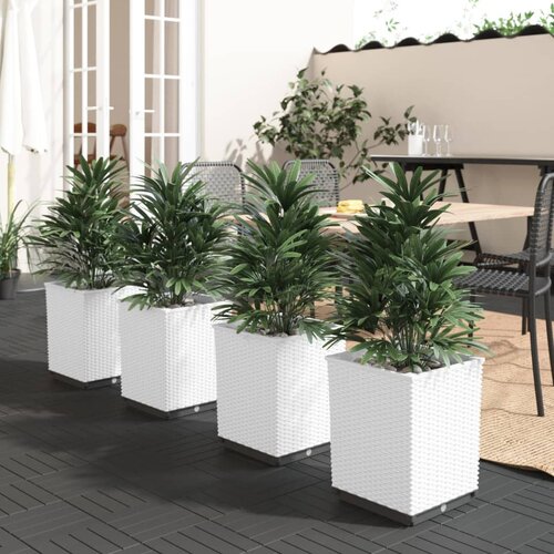  Sadilice 4 kom bijele 30 x 30 x 37 cm od polipropilena Cijene