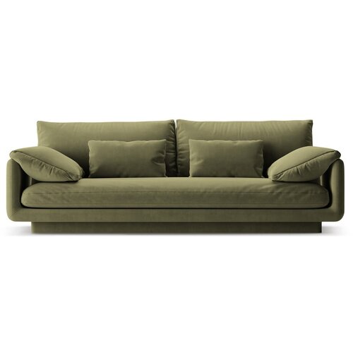 Micadoni Svetlo zelena sedežna garnitura iz tkanine bouclé 220 cm Torino – Home Cene