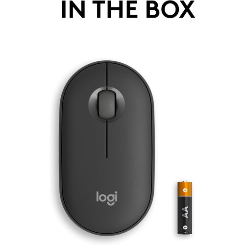 Logitech Miška Pebble 2 M350S Wireless, grafitna Cene