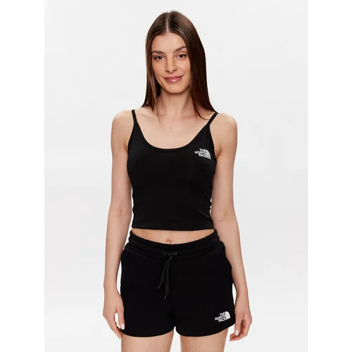 The North Face Top NF0A55AQ Črna Cropped Fit