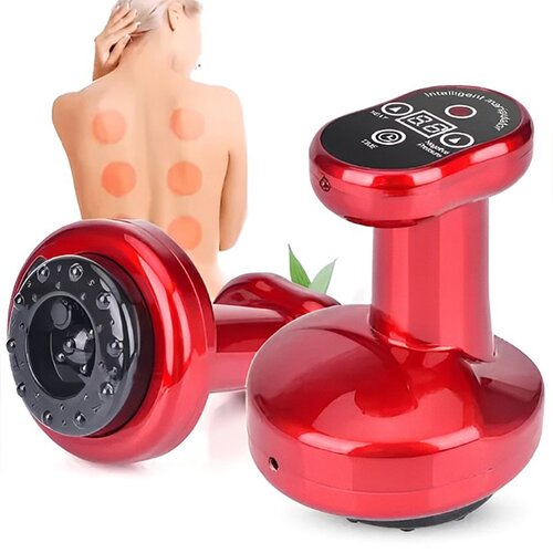 Frilla Brezzični shiatsu masažni aparat za vakuumsko terapijo - anticelulitni maser za telo s toplotnim učinkom - CUPPY, (21930868) Cene