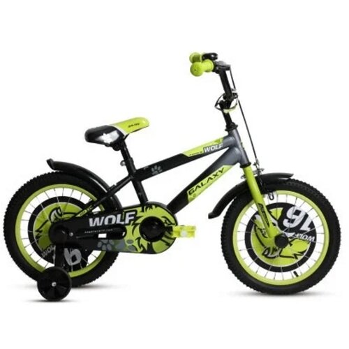  Dečiji bicikl galaxy Wolf 16" neon - 590047 - Zeleni Cene