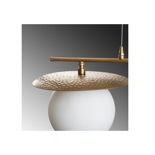 Opviq Luster Anemon-13814, 20cm, IP20, Bijelo-zlatna boja Slike
