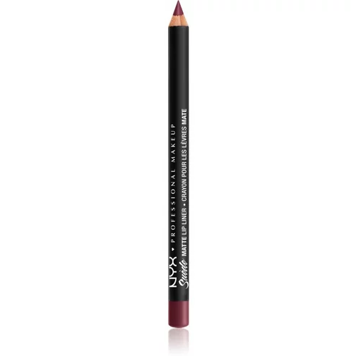 NYX Professional Makeup Suede Matte Lip Liner mat svinčnik za ustnice odtenek 27 Copenhagen 1 g