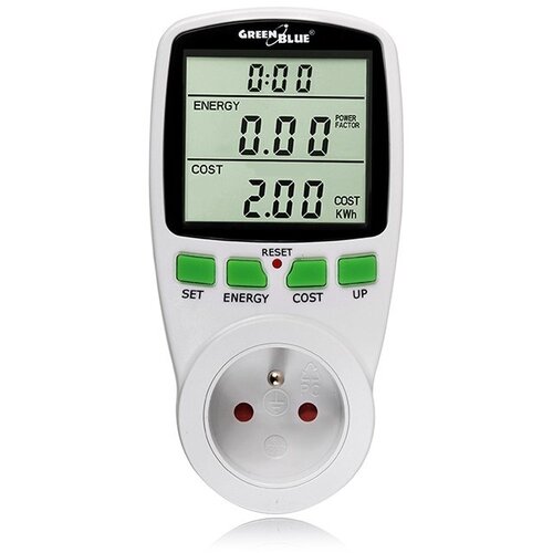 GreenBlue GB202 wattmeter White 0 - 9999 W Built-in display LCD Cijene
