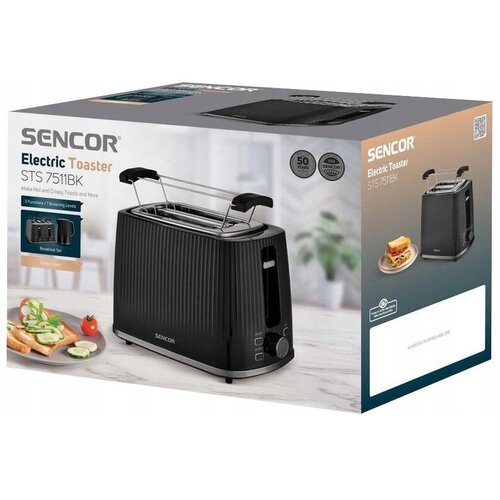 Sencor Toastnik STS 7501BK 930W 2 rezine, (5000545314) Slike