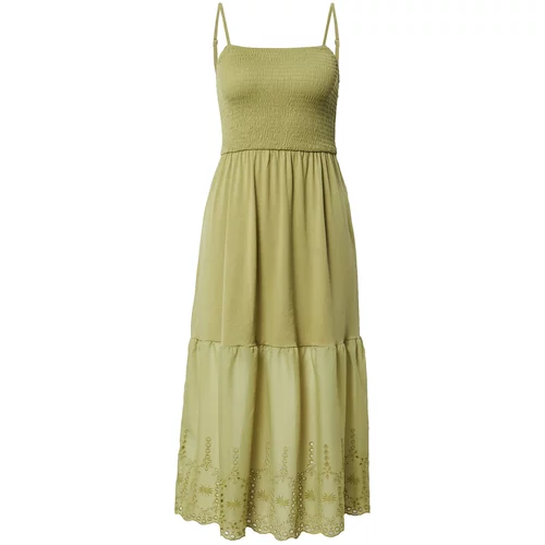 Vero Moda Ljetna haljina 'OVIDA' sivkasto zelena