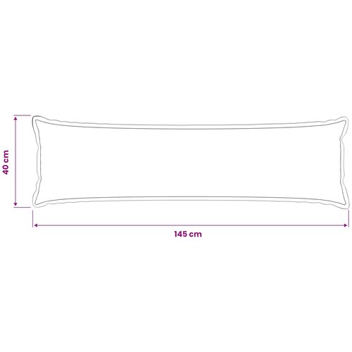  Presvlaka za jastuk 2 pcs HOUTEN Svjetlosiva 40 x 145 cm Boucl&amp;eacute; Slike