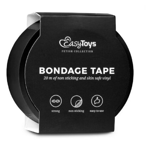 EasyToys - Fetish Collection Trak za vezanje, črn Slike