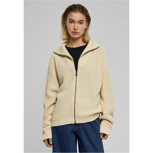 Urban Classics women's knitted zip cardigan sandy Slike