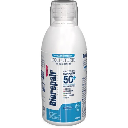 Biorepair Complete Protection 50+ vodica za usta s antibakterijskim učinkom 450 ml Slike