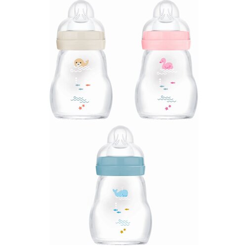 Mam steklenička steklena Feel good 170ml sort Cene