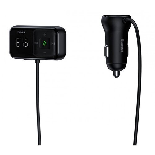 Baseus FM TRANSMITER T-TIP S-16 BLUETOOTH 5.0 MP3 - 2XUSB - 3,1A PUNJAČ (CCTM-E01) CRNA Cijene