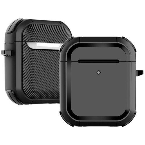 Venisymlis Trda zaščitna torbica za slušalke AirPods 1/2/Pro z obeskom za ključe, ohišje, odporno na udarce, (22102476) Cene