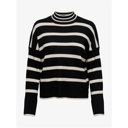 Only Black Striped Sweater Ibi - Women