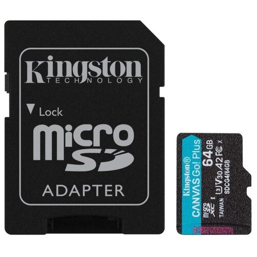 Kingston SD Card 64GB + SD adapter SDCG/64GB 200/160MB/s Cene