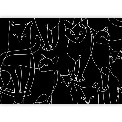  Foto tapeta - Cat Habits - First Variant 196x140 Samoljepljiva Slike