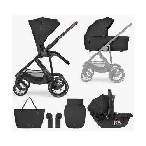 Kikka Boo Kikkaboo kolica chiara 3in1 set sa I-size autosedi&scaron;tem I tvrdom korpom black ( kkb11260 ) Cene