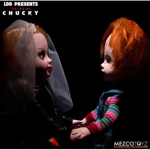 Star Images Set 2 figure Living Dead Dolls Chucky i Tiffany, 25 cm Cene