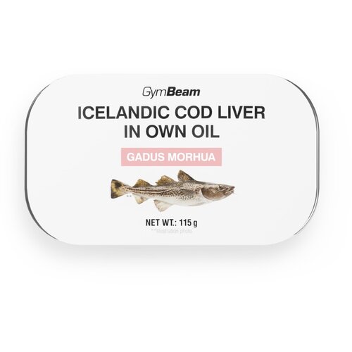 GymBeam Icelandic cod liver in own oil 115 g Cene