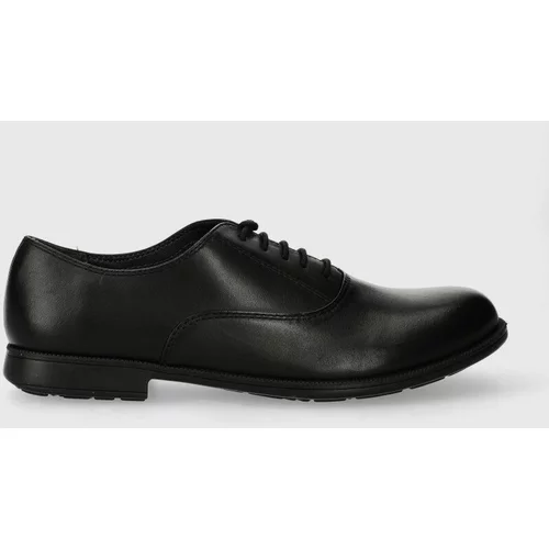 Camper Kožne cipele 1913 za žene, boja: crna, ravni potplat, K200918.007