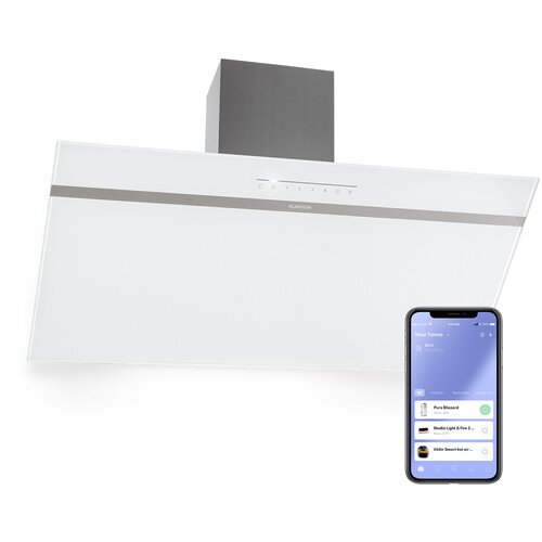 Klarstein Ava 90, napa, 90 cm, zidna, WiFi, A++, 515m³/h, ekran osjetljiv na dodir Cijene