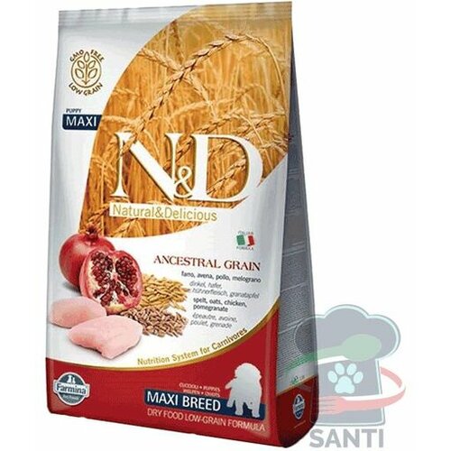 N&d Low Grain Medium/Maxi Puppy, Piletina & Nar, 12 kg Cene