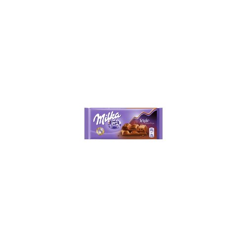 Milka tripla choco čokolada 90g Slike