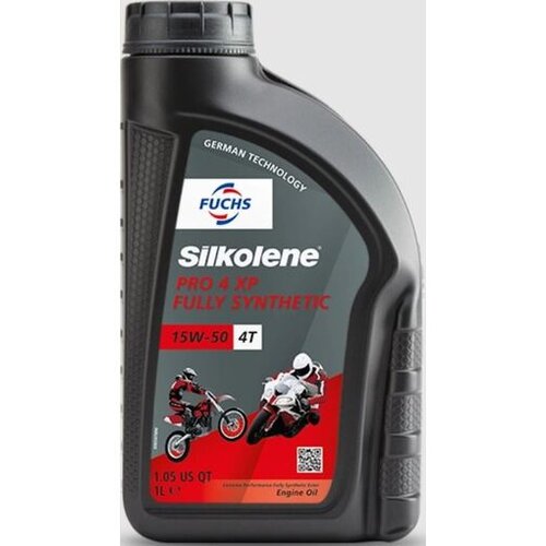 Fuchs olje za motorna kolesa Silkolene Pro 4 4T 15W-50, 1L Cene