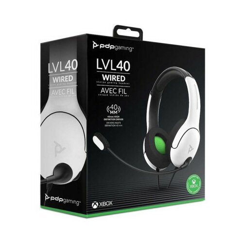 XBOXONE Wired Headset LVL40 White ( 041391 ) Cene