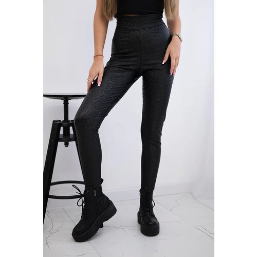Kesi High waist leggings pants black Slike